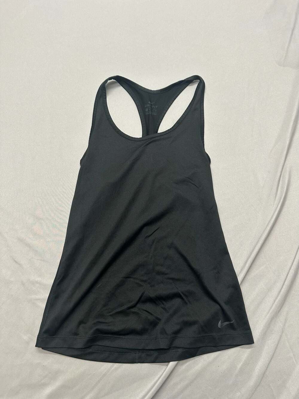Nike Dri-FIT Elastika Racerback Athletic Tank Top Black Women's Size XS